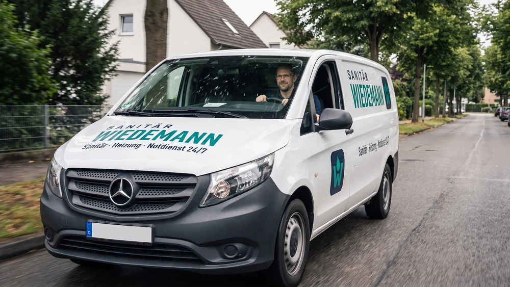 Einsatzfahrzeug Sanitär Wiedemann